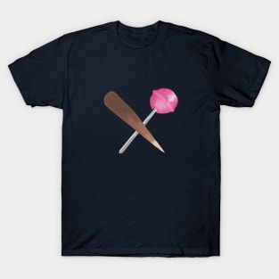 Buffy - Stake & Lollipop Emblem T-Shirt